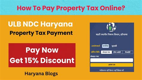 haryana property tax online payment.
